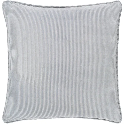 Corduroy Light Gray Pillow