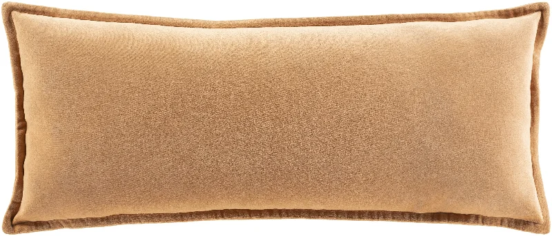 Cotton Velvet Lumbar Pillow in Various Colorways