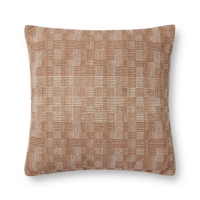 Dolly Hand Woven Clay/Natural Pillow