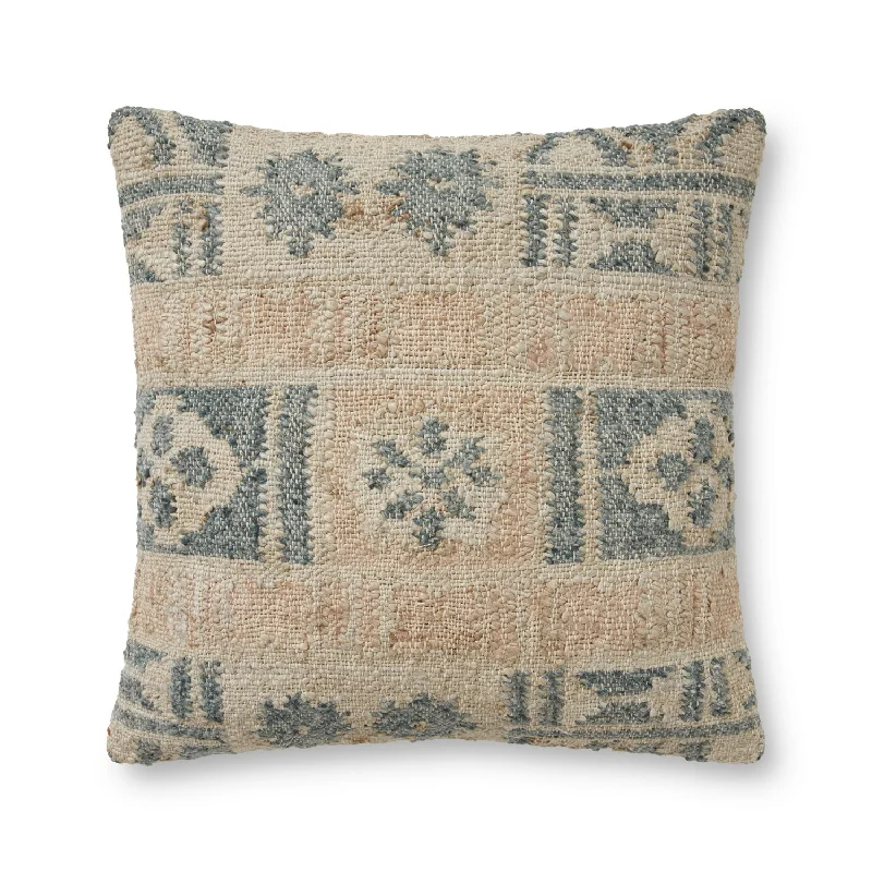 Hand Woven Grey & Multi Pillow