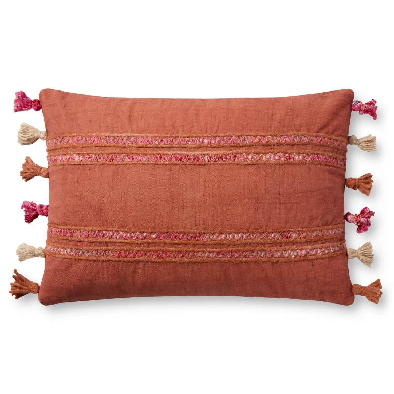 Handcrafted Rust Pillow