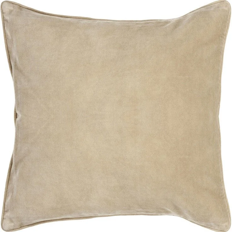 Handmade Contemporary Pillow, Beige