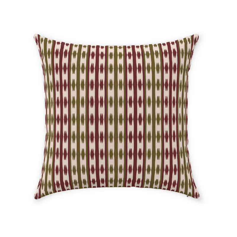 Harlequin Stripe Throw Pillow