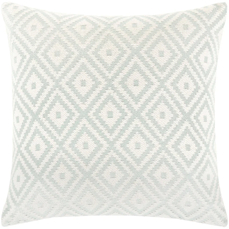 Kanga Jacquard Pillow in Mint