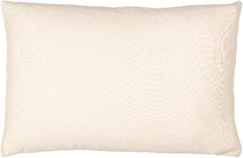 Linen Cream Solid Pillow