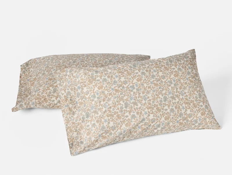 Organic Print Percale Pillowcases