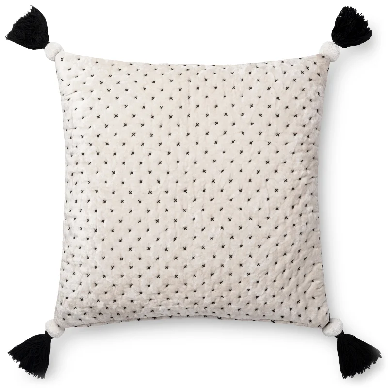 White & Black Pillow Cover Only