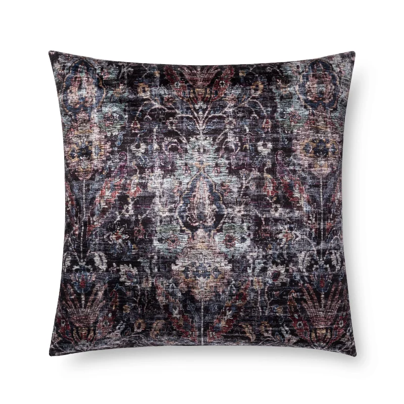 Abstract Black & Multi Pillow Cover - Open Box