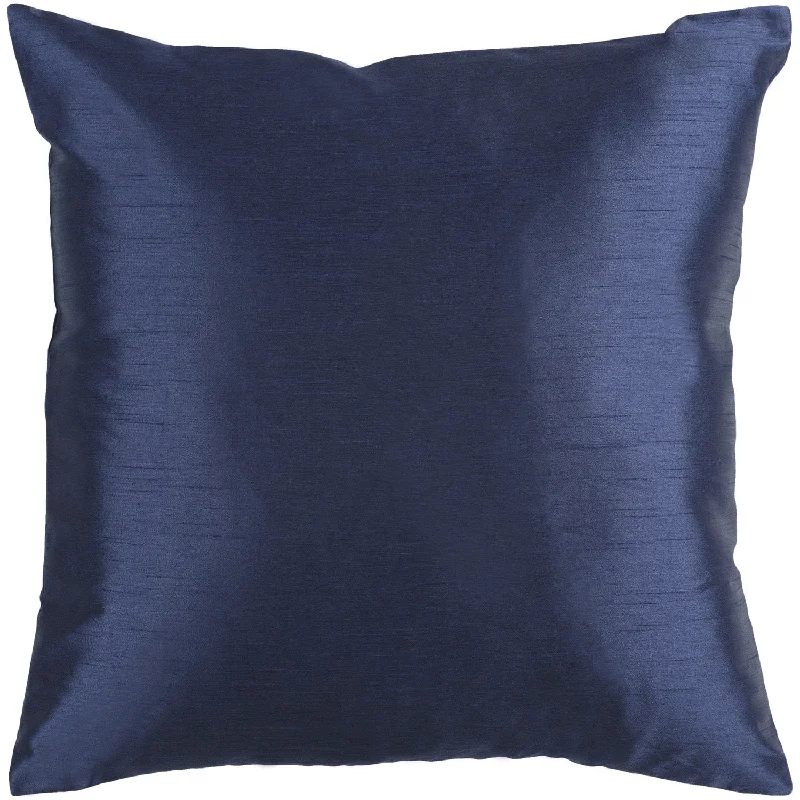 Solid Luxe Navy Pillow