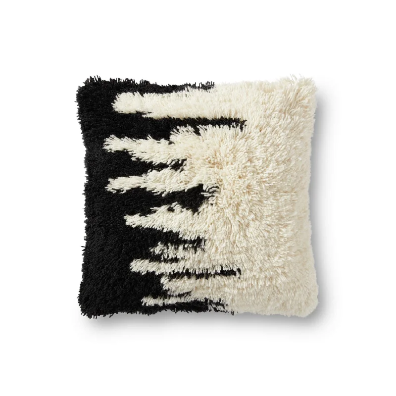 White / Black Pillow Cover Only