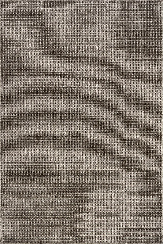 Alayna Textured Geometric Indoor/Outdoor Rug | Light Grey