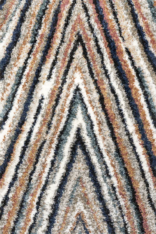 Alexa Shaggy Peaks Rug | Multicolor