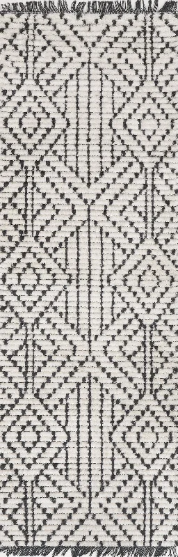 Amelia Double Diamond Rug | Beige