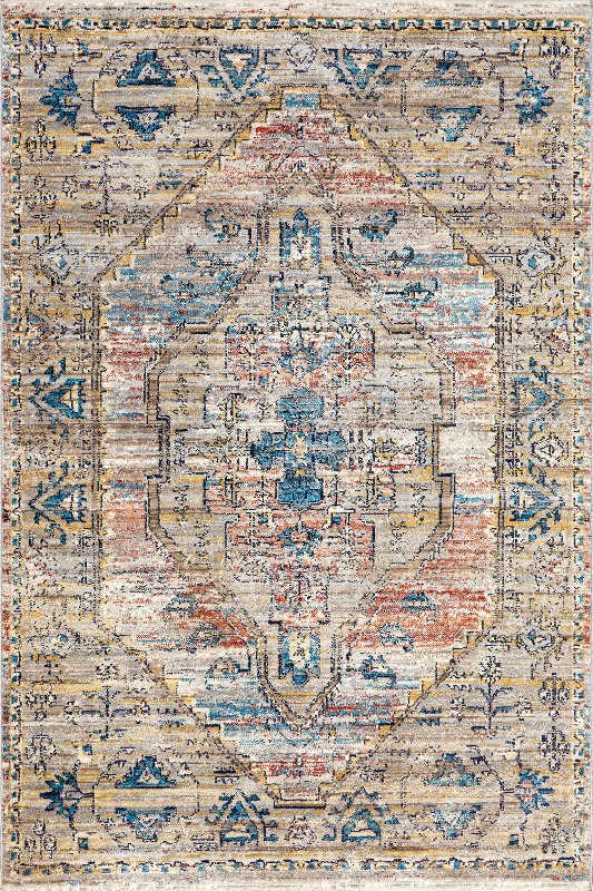 Cardinal Cartouche Rug | Blue