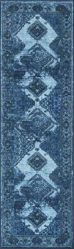 Dyed Diamonds Rug | Blue