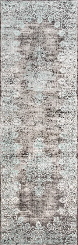 Faded Lace Rug | Teal