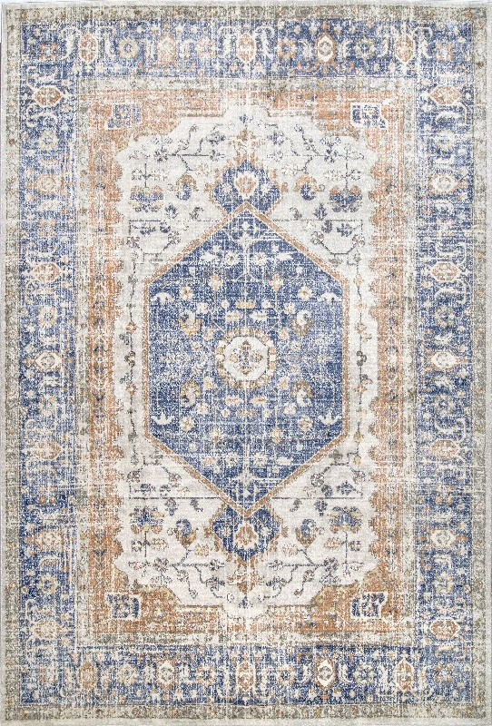 Florid Dreams Rug | Blue