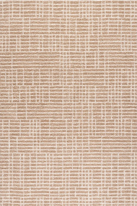 Gio Crosshatch Wool Rug | Beige