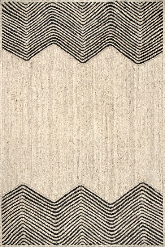 Grace Jute Chevron Rug | Natural