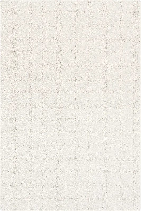 Lark Plaid Custom Sample Rug | Light Beige