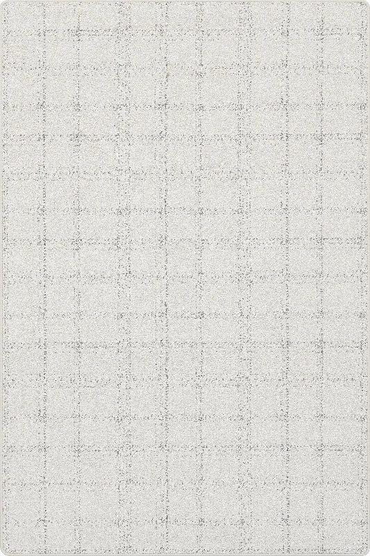 Lark Plaid Custom Sample Rug | Light Grey