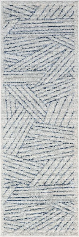 Layering Stripes Rug | Blue