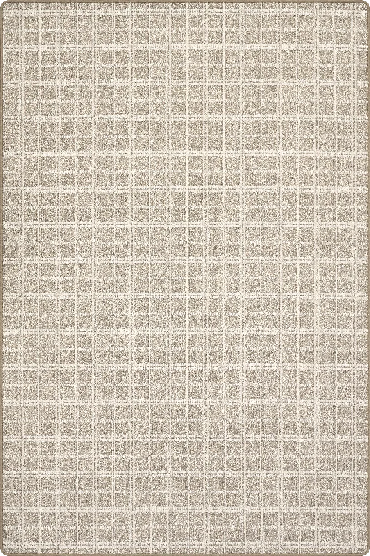 Mallard Plaid Ridged Custom Sample Rug | Oatmeal