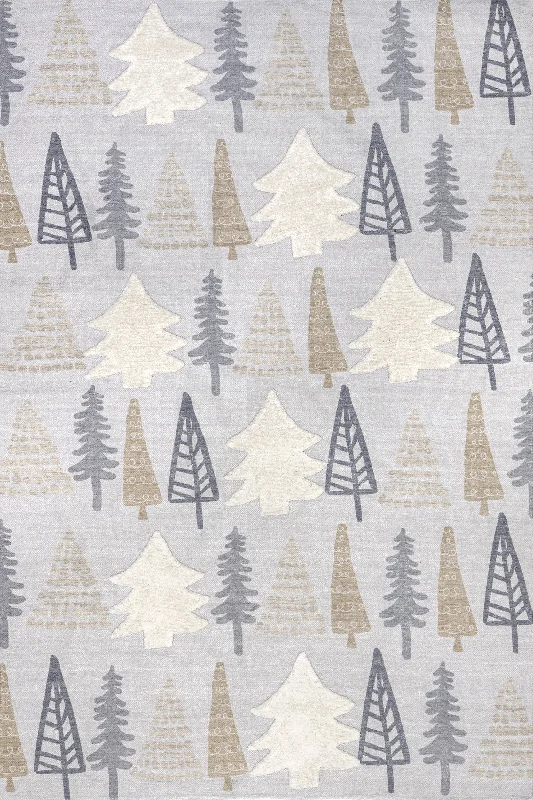 Maylah Pine Tree Rug | Beige