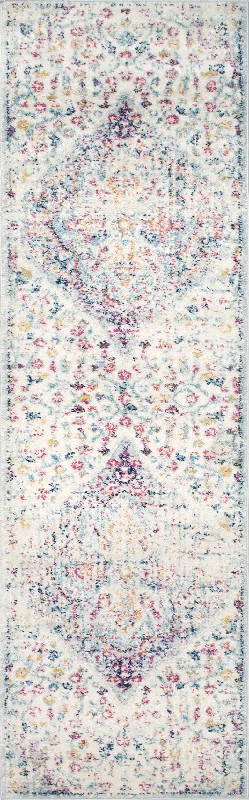 Mottled Medallion Rug | Blue