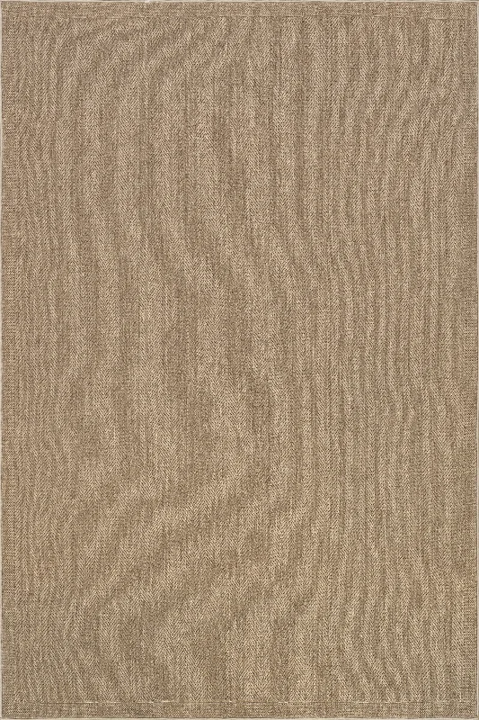 Natalina Lined Weave Rug | Natural