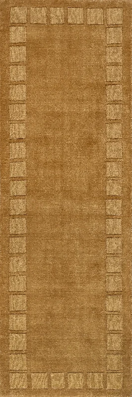 Petra High-Low Wool-Blend Rug | Wheat