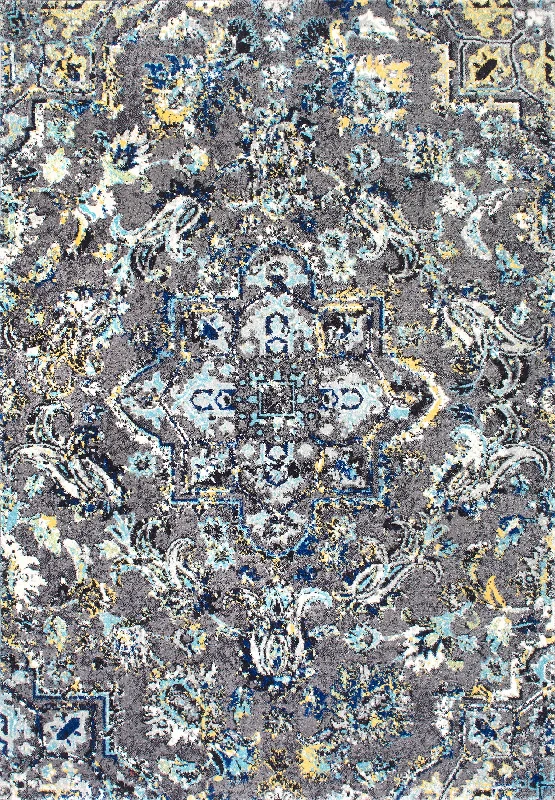 Pointelle Paisley Rug | Multicolor