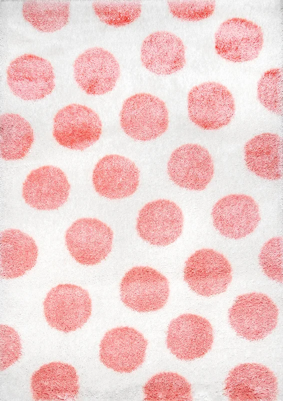 Polka Dots Rug | Pink