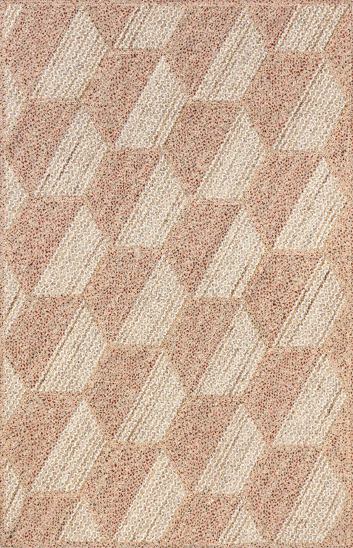 Ridzia Honeycomb Textured Rug | Natural