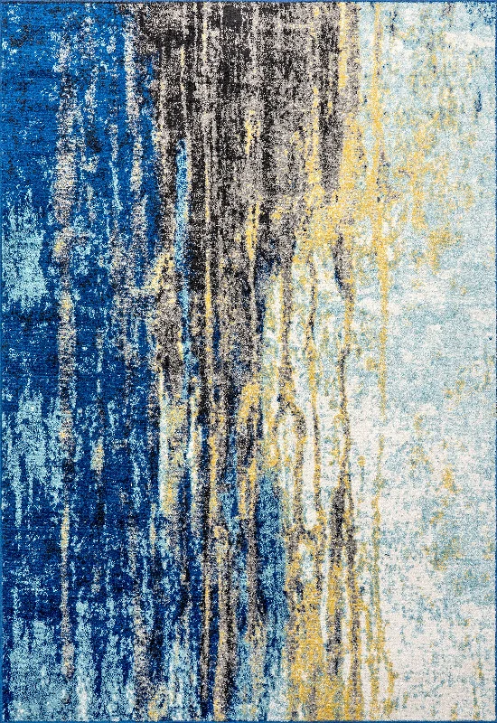 Serene Waterfall Rug | Blue