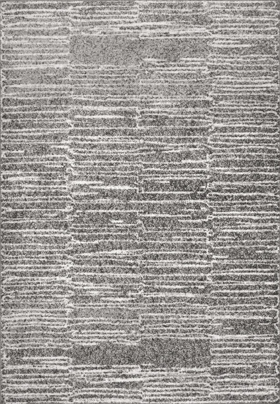 Shaded Stripes Rug | Grey