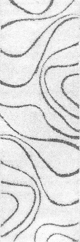 Shaggy Curves Rug | Beige