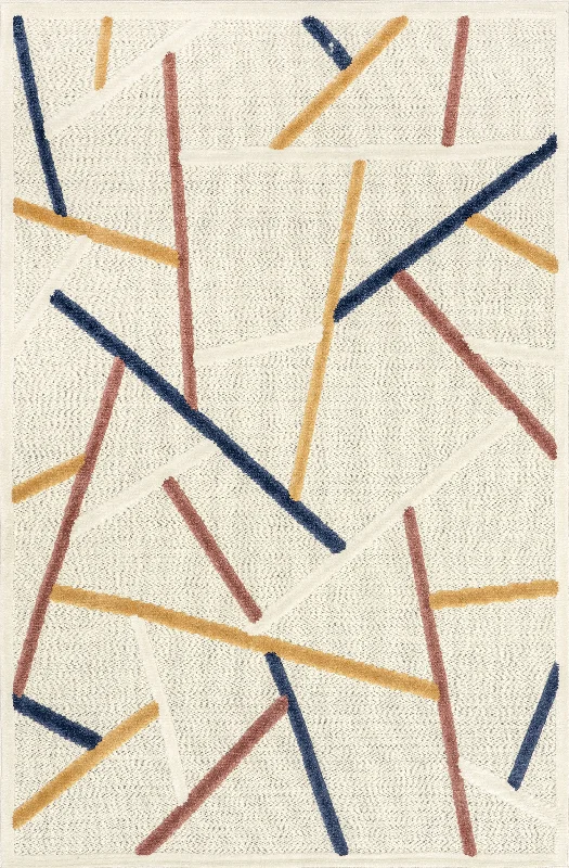 Solange Indoor/Outdoor Connections Rug | Beige