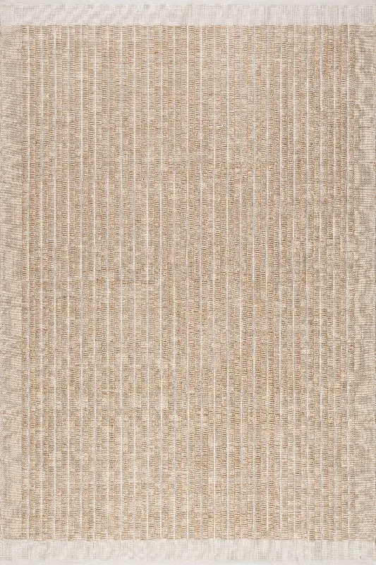 Tarni Striped Indoor/Outdoor Rug | Beige