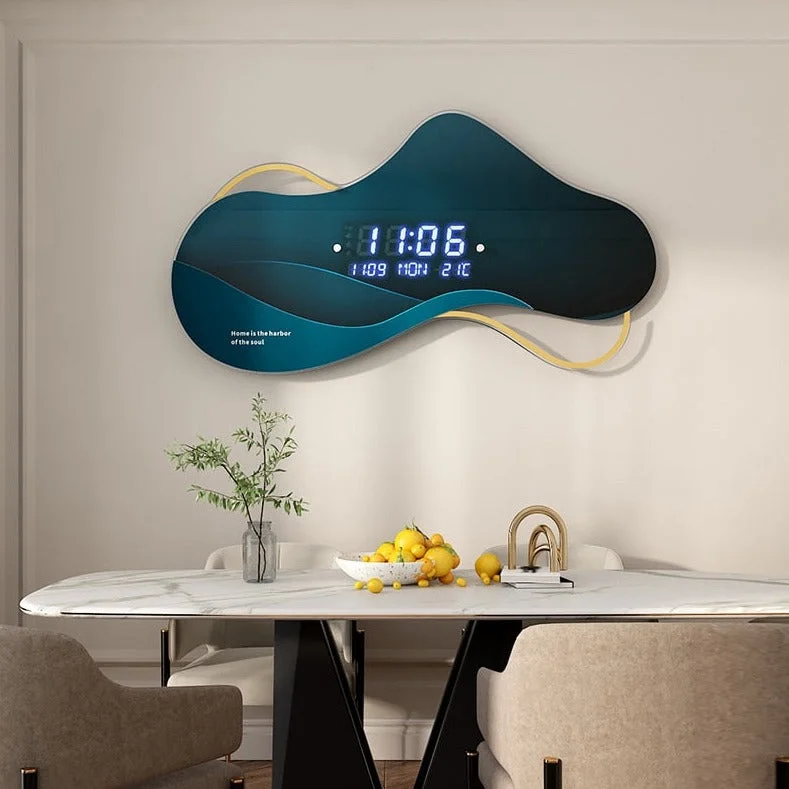 Modern LED Digital Wall Clock 3D Luminous