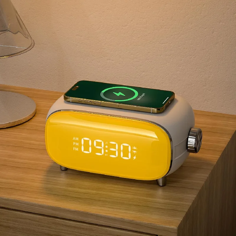 Sunrise Alarm Clock With Sunrise Simulation, Wake Up Light With Snooze, Wirele