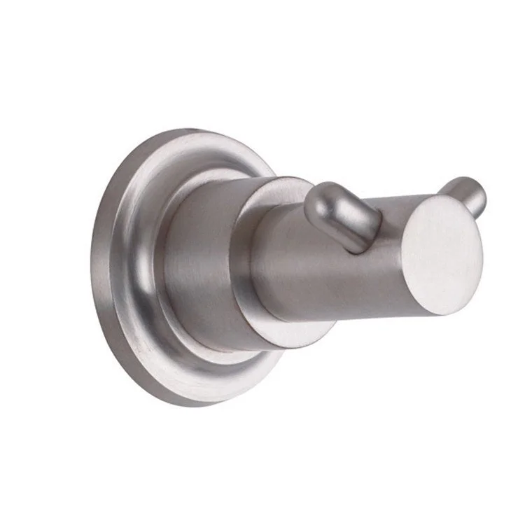 Robe Hook Rincon Bay Double Polished Chrome 2-5/16 Inch Height 2-15/16 Inch Extension from Wall Concealed Brass