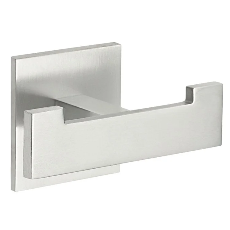 Robe Hook Morro Bay Double Satin Nickel 1-15/16 Inch 1-5/8 Inch Concealed Brass