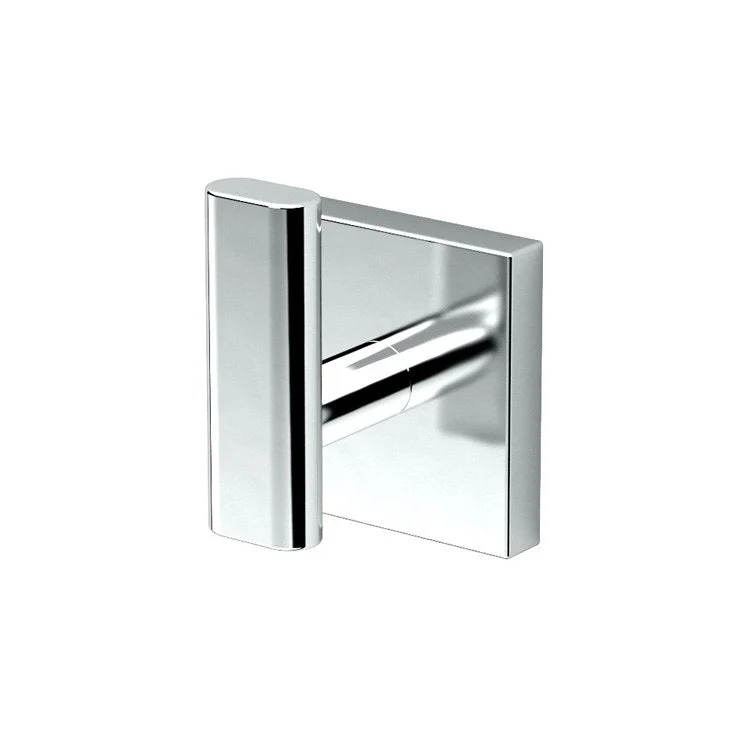 Robe Hook Elevate Single Chrome 2-3/4 Inch 1-7/10 Inch Wall Mount Metal