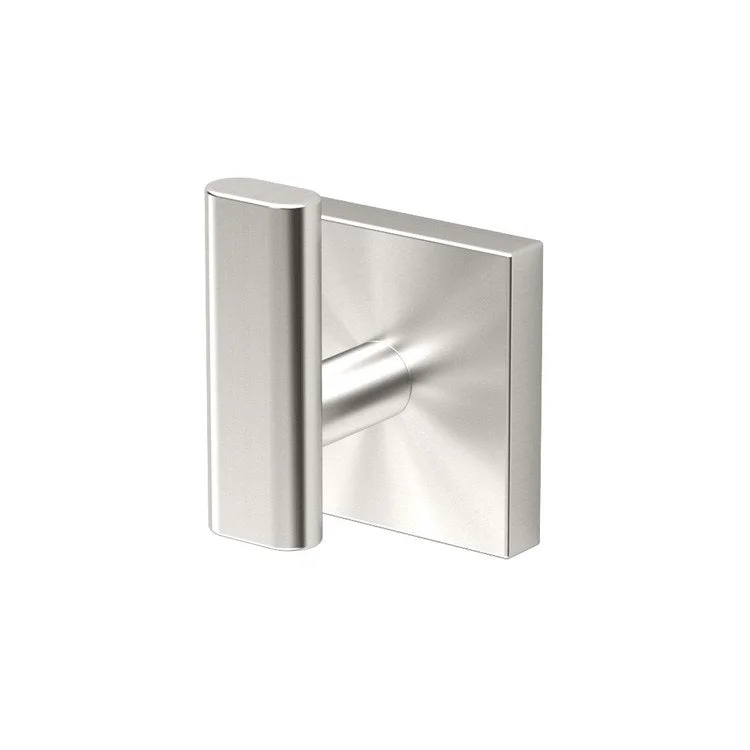 Robe Hook Elevate Single Satin Nickel 2-3/4 Inch 1-7/10 Inch Wall Mount Metal