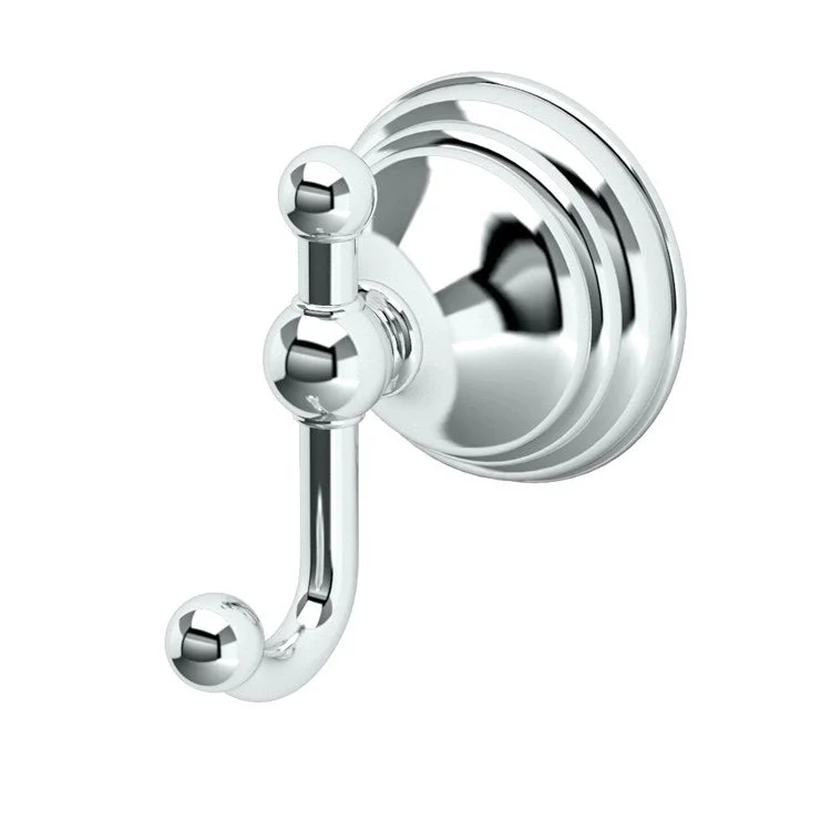 Robe Hook Charlotte Single Chrome 4 Inch 3-14/20 Inch Wall Mount Metal