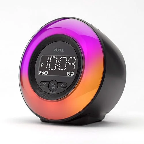 iHome - PowerClock Glow Bluetooth Color Change Alarm Clock