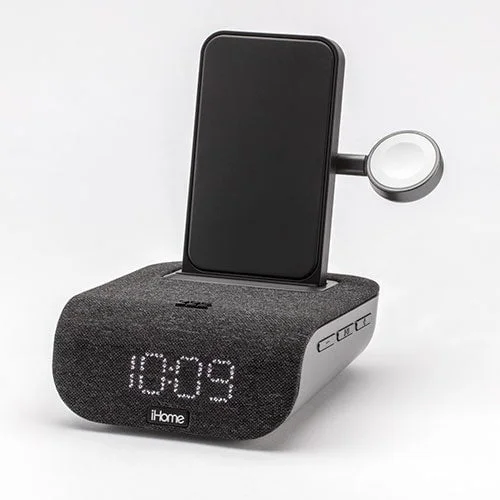 iHome - TimeBase Pro+ Triple Charging Bluetooth Alarm Clock