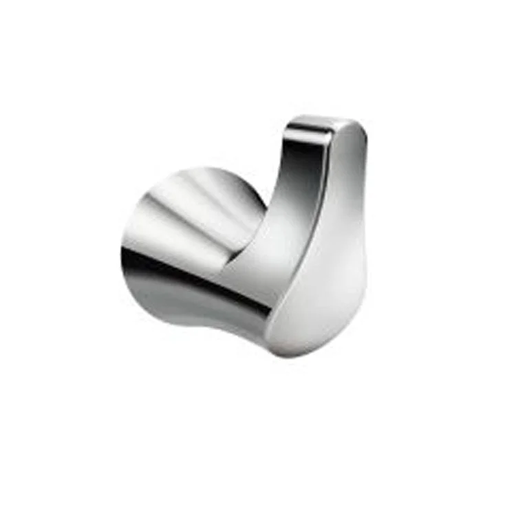 Robe Hook Danika Single Chrome 2-1/5 Inch 2-3/10 Inch Concealed Screw Zinc