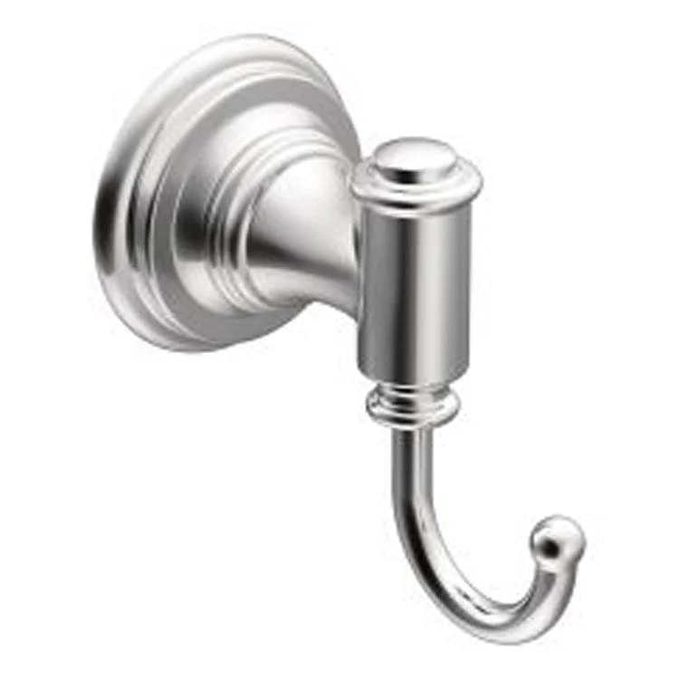 Robe Hook Ellsworth Single Chrome 3-1/16 Inch 3-1/8 Inch Concealed Screw Zinc